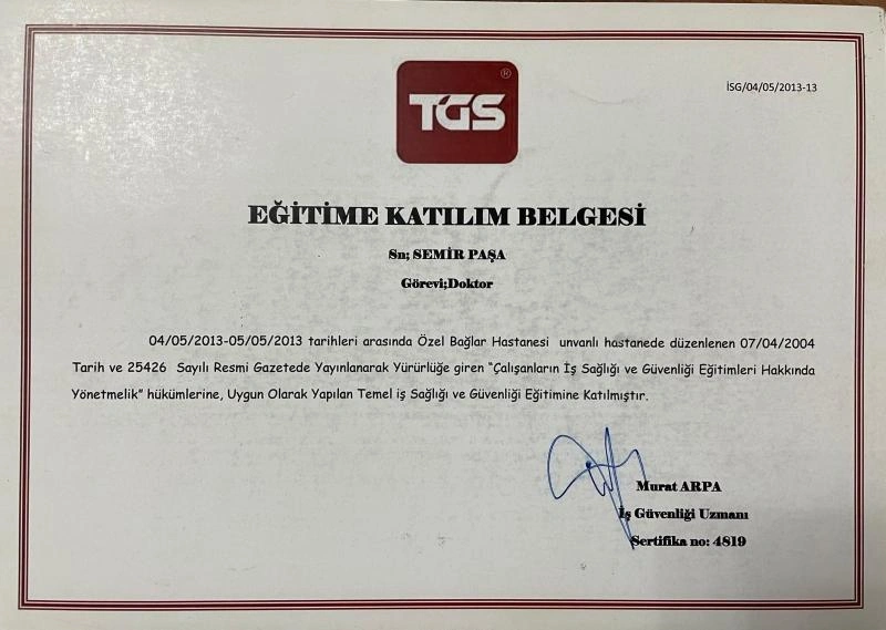 Prof. Dr. Semir Paşa dahiliye uzmanı kongre eğitimi